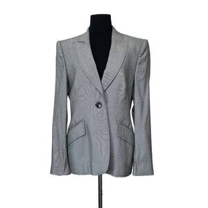 Escada gray sinlge button blazer size 38 - S